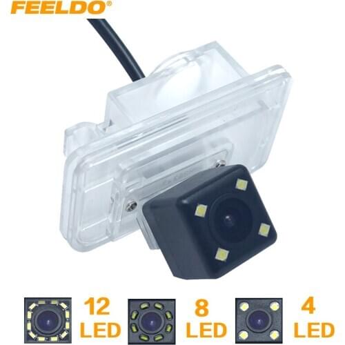 FEELDO Car Night Vision Rear View Parking Camera With 4/8/12LED for Suzuki Swift Sport / Alivio 2014 Reverse Backup Camera