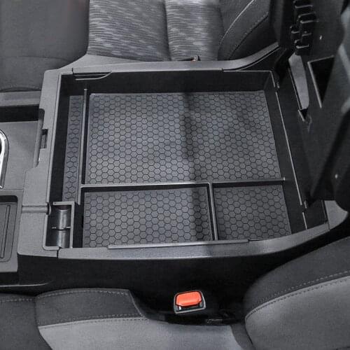 For Toyota Tundra 2014 - 2019 Interior Accessories Central Armrest Box Holder Organizer Container Tray Car Styling