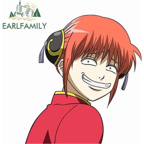 EARLFAMILY 13cm x 11.7cm For Anime Graffiti Car Stickers Repair Decal Waterproof Occlusion Scratch Vinyl Material Decoration