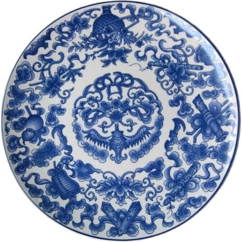Chinese old porcelain Blue and white plate