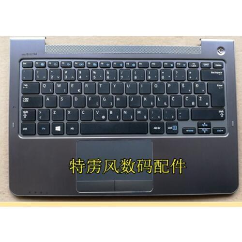 Slovakia layout new laptop keyboard with touchpad palmrest for Samsung 540U3X 542U3X 540U3B 545U3X 542U3X