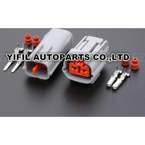 10sets/lot 2 Pin/Way Female Male Sumitomo Motorcycle Waterproof Wire Harness Auto Connector For Mazda 6195-0043 102703841