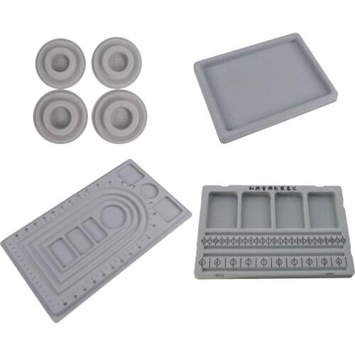 Mini Flocked Necklaces Bracelet Design Beading Board Jewelry Tray Craft Panel Tool