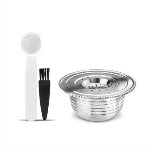Reusable Coffee Capsules Stainless Steel Filter Capsule Shell For Bialetti Espresso Machines Replacement Home Coffee Supplies