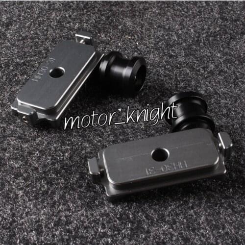 Motorcycle CNC Swingarm Spool Adapters For Kawasaki Ninja 250R 300R Gray