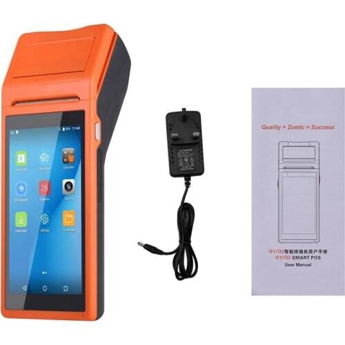 Android POS Terminal Handheld PDA Bluetooth WiFi 3G Data Collector Portable Barcode Camera Scanner All-in-One Receipt Printer