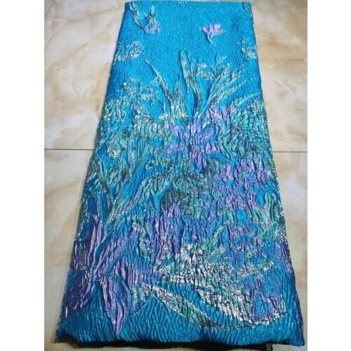 Nice design embroidery mesh fabric nigerian brocade lace fabric SYJ-1098814 French Net Lace Fabric