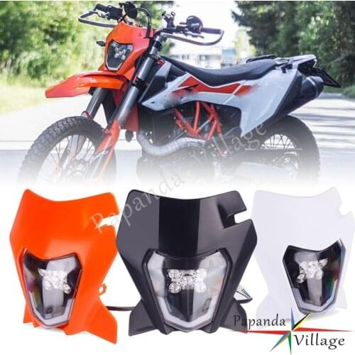 For SMC R 690 2020 Six Days Universal Enduro LED Headlight Head Lamp Assembly Front Mask Cowl For EXC EXCF XC XCF XCW 125 500
