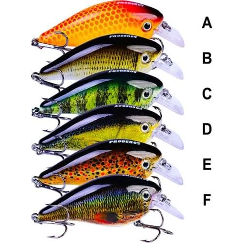 Fishing Gear Lure Realistic Color 7. 6cm-12.7g Floating Wobblers Crankbait Fishing Lures Artificial Bait Pike
