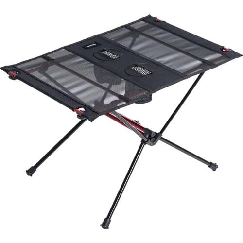 Picnic Table Collapsible Roll Up Portable Outdoor Foldable Fishing Table Ultralight Aluminum Folding Camping Table Dropshipping