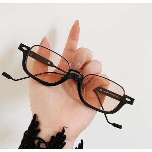 Fashion Half Frame Sunglasses Women Men Small Frames Sun Glasses Male Female UV400 Googles Muti-Colorful Lenses