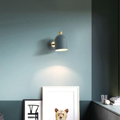 Vintage nordice living room decoration crystal wall sconce lighting bedroom light led bedside aisle corridor wall lamp