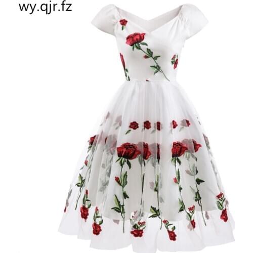 CD-1609#Evening Dresses Embroidery Homecoming Graduation Valentines Day Engagement Christmas Party Prom Dress Girls Wholesale