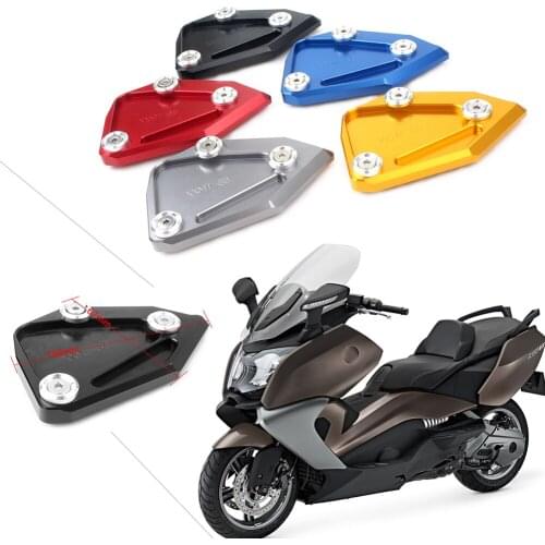 Motorcycle Kickstand Foot Side Stand Extension Pad Support Plate for BMW C600 SPORT & C650GT 2012 2013 2014 2015
