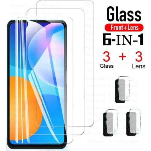 Camera Lens Protective Glass for Huawei P Smart 2021 Glass on Hauwei Hawei Psmart 2021 6.67'' Phone Screen Protectors Film Cover