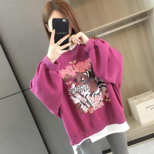 Womens 2020 new autumn loose ladies sweater coat spring and autumn winter ins tide long Joker
