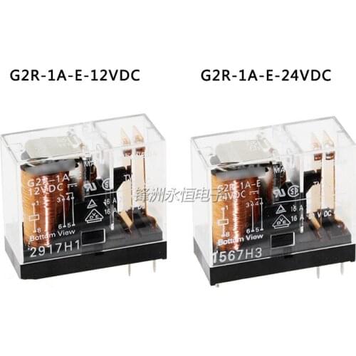 10PCS/LOT Power Relay G2R-1A-E-12VDC 24VDC 4PIN 10A 6PIN 16A A Group Of Normally Open