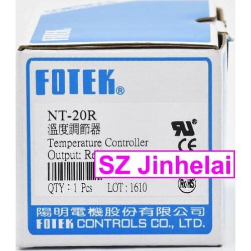 100% Authentic original FOTEK Temperature controller NT-20R 90-265VAC Relay output