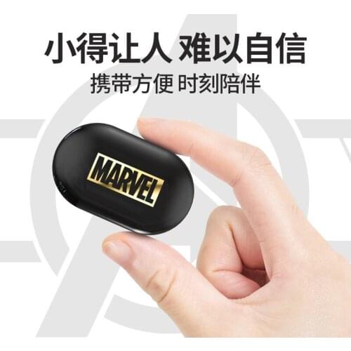 2021 Marvel Earphone TWS Bluetooth 5.0 wireless earphones Noise Cancelling Headset Touch Control Spider Captain Earpones