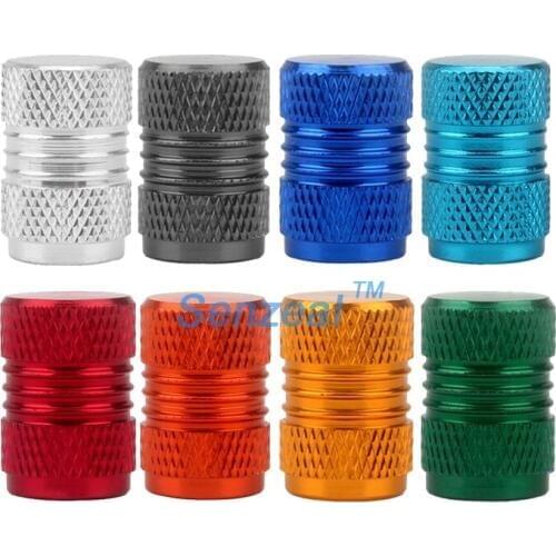 5Pcs/set Universal Round Design For Auto Car Truck Tire Valve Stem Caps Motorcycle Bike Wheel Tyre Air Valve Cap Cover 10 Color
