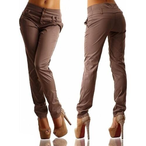 Summer Elegant Womens Casual Pants Lady Elastic Fabric OL Office Work Wear Slim Pencil Pants Female Comfort Trousers