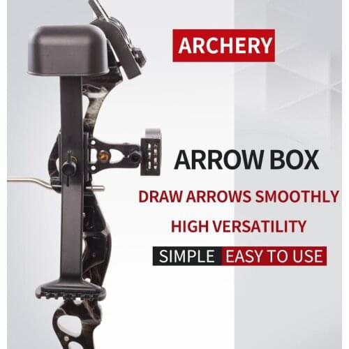Quick-Release Compound Bow Arrow Holder for Hunting 4 Arrow Archery Quiver Holder Compound