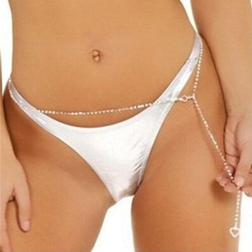 Sexy Fashion Heart Pendants Waist chain Belly Chains Rhinestone Shining Body jewelry Queen Enchanting Young Gift