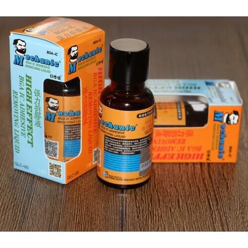 MECHANICBGA IC Adhesive Glue Removing Epoxy Remover Cell Phone CPU Chip Cleaner 20ml BGA-IC Repair Remove Liquid Tool