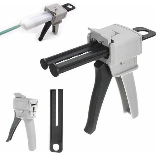 50ml Ab Epoxy Glue Gun Adhensive Mix 1:1 2:1 Manual Dispense Hand Tool Labeling Adhesive For Silica Gel Glues