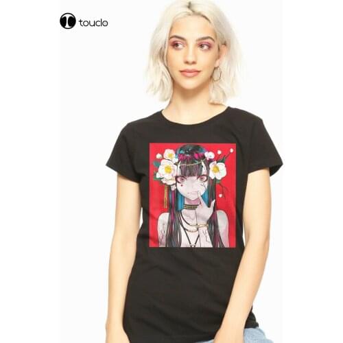 New Anime Girl Waifu Japanese Aesthetic Gift Essential T-Shirt Otaku Shirt Cotton Tee Shirt