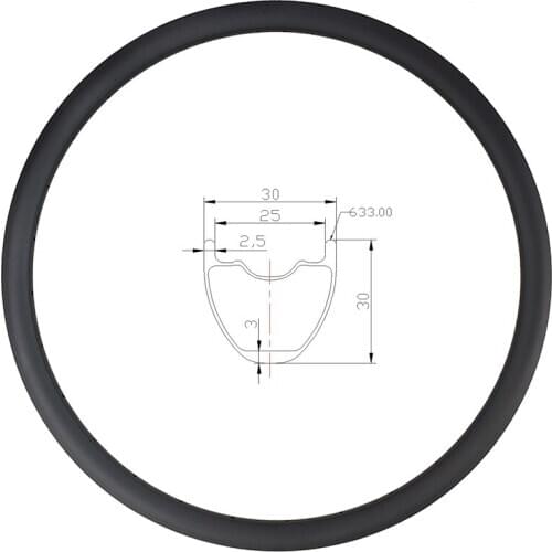 LIENGU 320g 29er 30mm MTB XC Tubeless Clincher Carbon Rim 30mm Deep Hookless Cross Country Mountain Bike Wheel Disc 24H 28H 32H