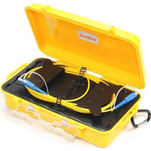 Komshine SC UPC 1KM 9/125um 1310/1550nm singlemode OTDR Launch Cable Box Fiber ring otdr launch cable OTDR optical fiber teste