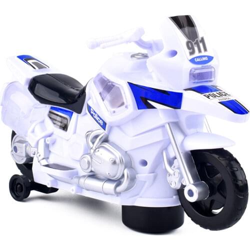 Fashion 3D Electric Lighting Autopilot Motorcycle Model Toys Individuality Universal Rotary Music Children Entertainment Toy