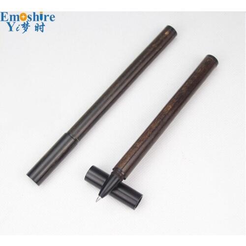 Natural Signature Pen Bamboo Water-based Ballpoint Pen Writing Gel Pen Business Gift Personal Stationery Brand Stationery P831