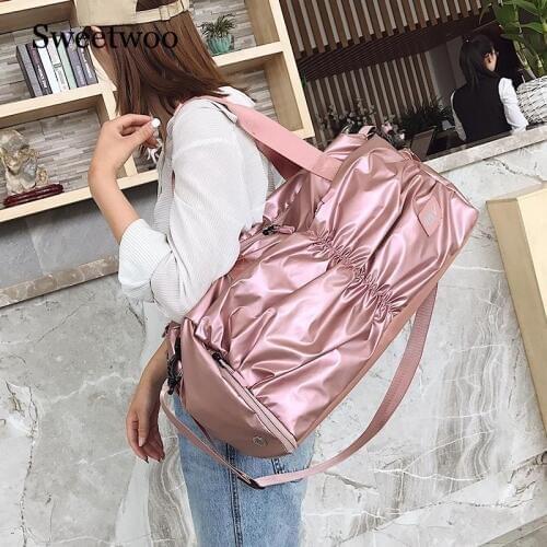 New Fitness Bag Female Casual Sports Bag Wet And Dry Separation Male Training Yoga Bag Light Handbag Girl Bag