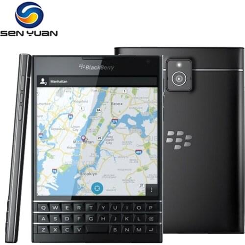 Original Unlocked Blackberry Passport Q30 Quad Core LTE 3GB RAM 32GB ROM 13.0MP BlackBerry OS Cell Phone