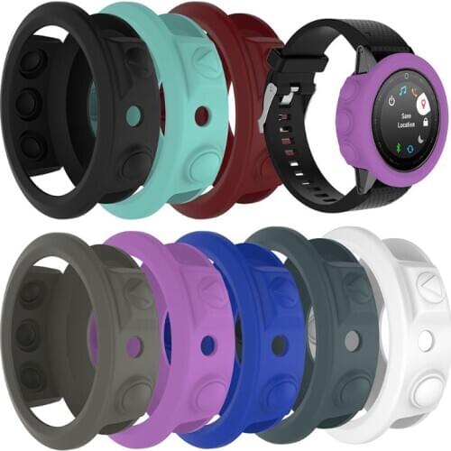 Silicone Protective Case Cover For Garmin fenix 5 Wrist band Bracelet Shell Watch