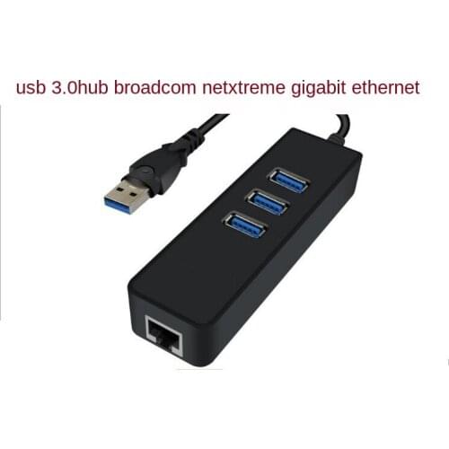 USB Hub 3.0 Gigabit Network Card Splitter One For Three USB Computer Laptop Network Card