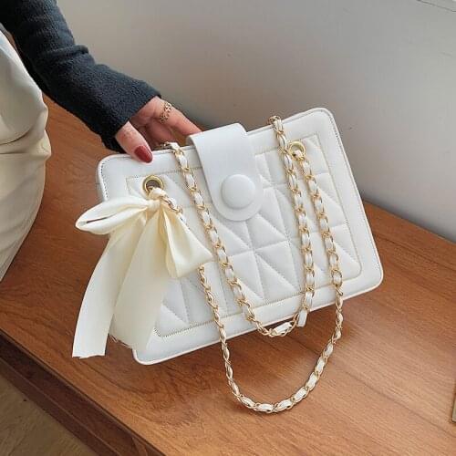 Vintage Designer Lattice Shoulder Crossbody Bag for Women Handbag Purses 2021 Fashion Ladies Messenger Bags Casual Totes