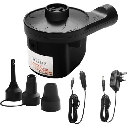 Air Pump 2 in 1 Dual-use Portable Electric Inflator Deflator for for inflatable Beds Swimming Pools Portable Air Pump Air