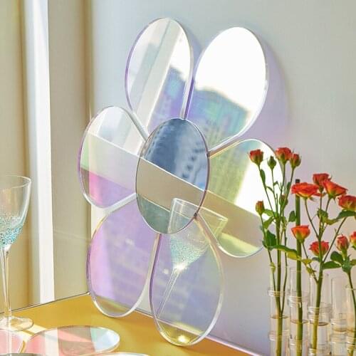 Acrylic Makeup Mirror Colorful Home Decoration Wall Mirror For Photo Props Girl Room Decoration Mirrors декор комнаты espelho