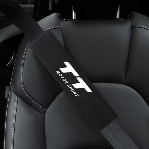 Auto Seat Belt Cover Car Styling Case For Audi TT RS5 A4 B5 B6 B7 B8 A3 8P 8V 8L A3 A4 Interior Accessories 2pcs/lot