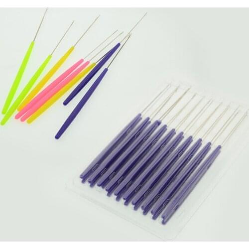 Hot sellings Slender Latch Hook tool for hair/lace wig/braid Latch Hook Crochet Needle for Scarf Carpet Making