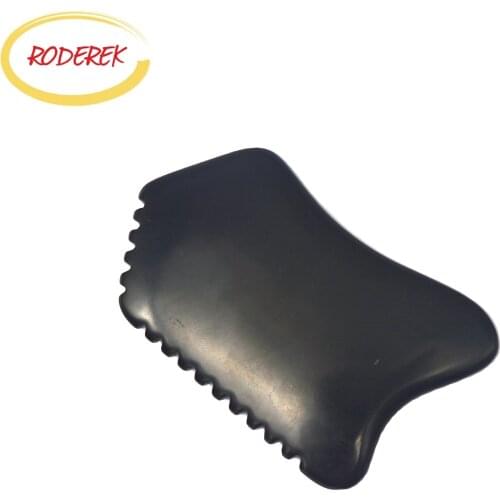 Black Bian Stone Face Massager Gua Sha Tools Guasha Face Lift Devices Body Spa