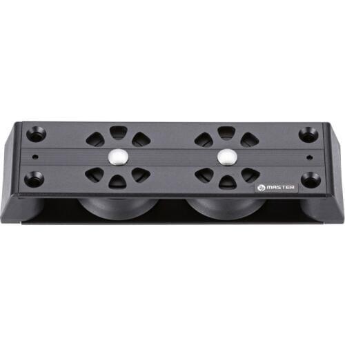 Marine Boat Yacht Sailboat Dinghy 38mm 1 1/2 Inch Double Sheaves Deck Organier Small Boat Block Master DE-3702F