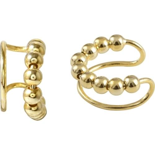 2021 New Fashion Ear Cuff Gold /Silver Color Non-Piercing Ear Clips Fake Cartilage Earring Jewelry For Women Men Wholesale Gifts