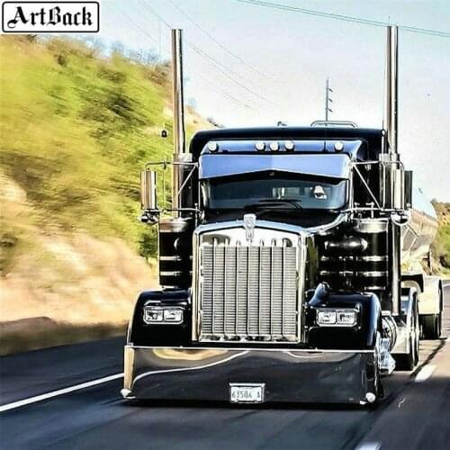 Artback full square car 5d diy diamond painting truck diamond mosaic 3d stick diamond embroidery handmade crafts stickers