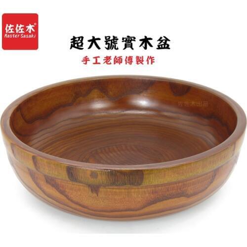 Direct sale of factories Western style Extra large size hotel/home use wood washbasin tub/soup/noodle
