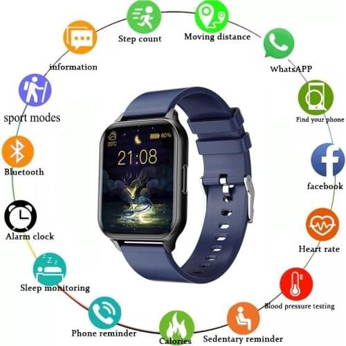 2021 New Smart Watch Men Full Touch Screen Sport Fitness Watch Women IP68 Waterproof Bluetooth compatible For Android ios