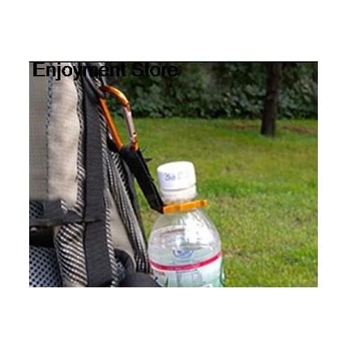 1pc New Design Outdoors Camping Carabiner Water Bottle Clip Holder Buckle Good Use with Compass